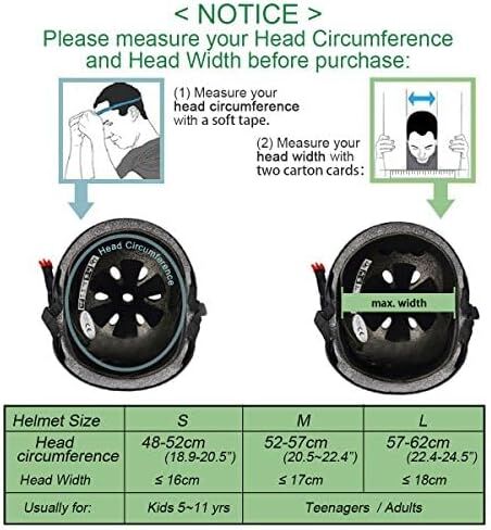 Kids Skateboard Skates Helmet and Pads for Ages 8-14,Child Bike Helmet Kids Protective Gear Set Knee Elbow Wrist Pads in Kuwait