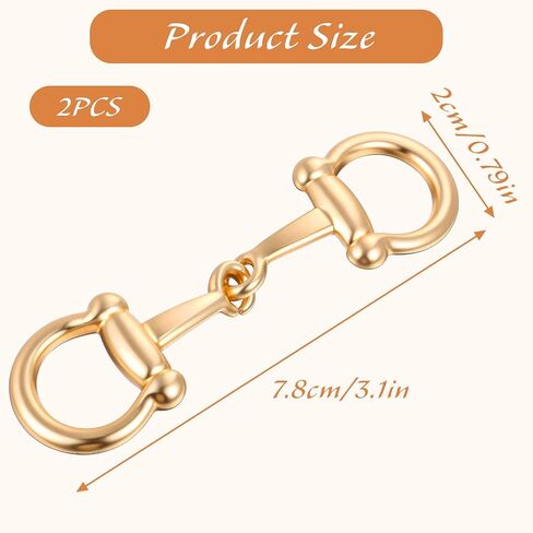 Yolev 2 Pcs Scarfs Slide - Metal Scarf Ring - Gold Silver Horsebit Silk Scarf Buckle for Women Scarves Shawls in Saudi Arabia