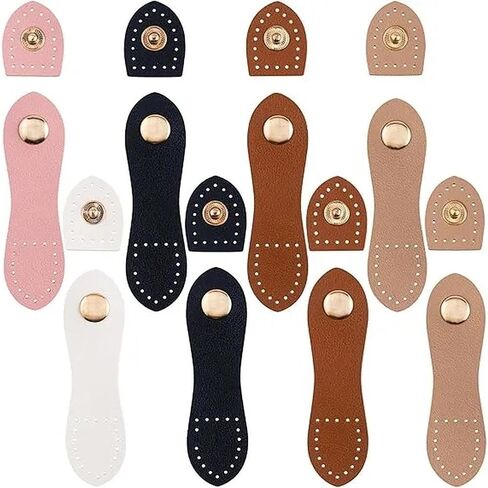 Wonderful Leather Snap Buckles Snap Button Closure, Sew On Leather Purse Closure Fasteners for Wallet Bags Tote in Saudi Arabia