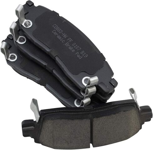 Front and Rear Brake Pad Set Ceramic Hardware Compatible with 2013-2018 Cadillac XTS in Saudi Arabia