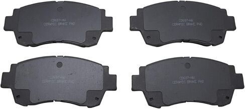 Front and Rear Brake Pad Set Ceramic Hardware Compatible with 2003 Toyota Sienna in Saudi Arabia