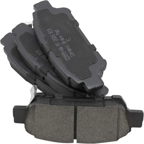Front and Rear Brake Pad Set Ceramic Hardware Compatible with 2003 Toyota Sienna in Saudi Arabia