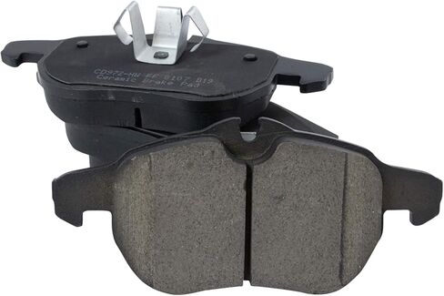 Front and Rear Brake Pad Set Ceramic Hardware Compatible with 2003 Saab 9-3 in Saudi Arabia