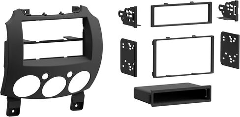 Metra Electronics 99-7518B Single/Double DIN Dash Installation Kit for 2007-Up Mazda 2 Vehicles, Black in Saudi Arabia