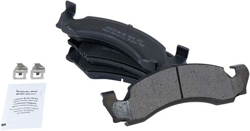 مجموعة وسادات الفرامل الأمامية والخلفية شبه معدنية متوافقة مع 1987-1993 Ford Bronco 1987-1989 E-150 Econoline 1987-1989 E-150 Econoline Club Wagon 1987-1993 F-150 in Kuwait