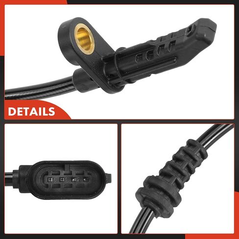 A-Premium Front ABS Wheel Speed Sensor Compatible with Mercedes-Benz Models - S450 2018-2019, S550 2014-2017, S550e/S600 2015-2017, S63 AMG 2014-2019, S65 AMG, S560 - Driver or Passenger Side in Saudi Arabia