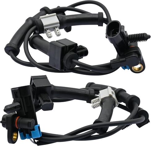 2Pcs Front Left and Right Abs Wheel Speed Sensor Compatible with Hummer H3 H3T 19207831 Als2684 Includes Abs Wheel Speed Sensor Wire Harness 09 10 2009 2010 in Saudi Arabia