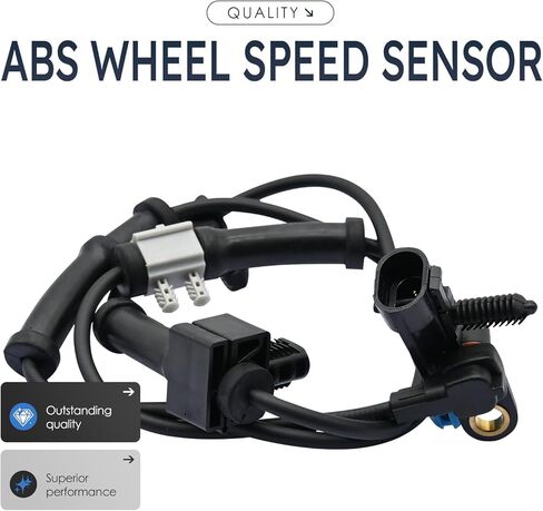 2Pcs Front Left and Right Abs Wheel Speed Sensor Compatible with Hummer H3 H3T 19207831 Als2684 Includes Abs Wheel Speed Sensor Wire Harness 09 10 2009 2010 in Saudi Arabia