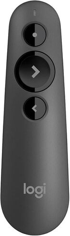 Logitech R500 Laser Presentation Remote Wireless Presenter, W126636324 (Remote Wireless Presenter Bluetooth/RF Graphite Logitech R500 Laser Presentation Remote, Bluetooth/RF,) in Saudi Arabia