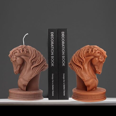 Large Horse Silicone Mold Animal Horse Candle Silicone Mold 3D Horse Head Resin Casting Mold for Home Decor in Saudi Arabia