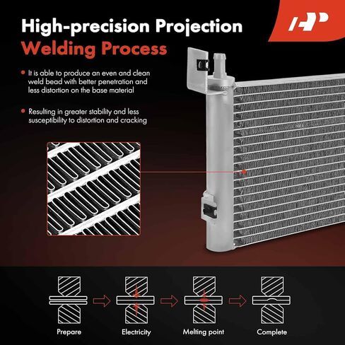 A-Premium Transmission Oil Cooler Compatible with Ford E-150 E150/E-250 E250/E-350 Super Duty/E-450 Super Duty 2008-2014, 5.4L, 4 Speed Transmission Replace# 8C2Z7A095C in Saudi Arabia