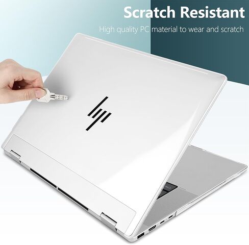 حافظة شفافة لجهاز الكمبيوتر المحمول HP Envy x360 مقاس 16 بوصة 2 في 1 (2024/2025) متوافقة مع سلسلة 16-ACxxxx / 16-ADxxxx، هيكل صلب فائق النحافة وخفيف الوزن ومقاوم للخدش، شفاف in Kuwait