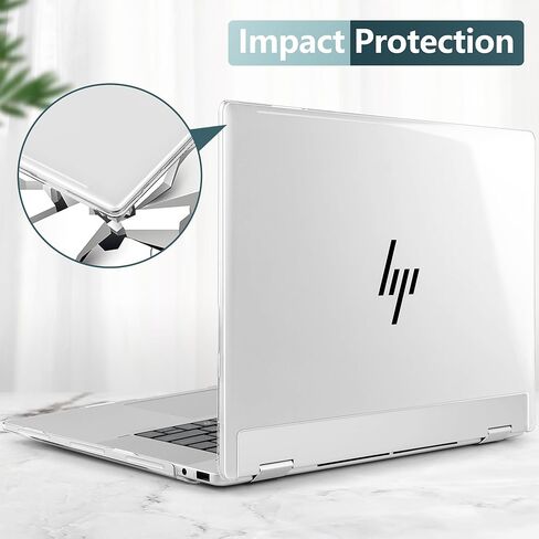 حافظة شفافة لجهاز الكمبيوتر المحمول HP Envy x360 مقاس 16 بوصة 2 في 1 (2024/2025) متوافقة مع سلسلة 16-ACxxxx / 16-ADxxxx، هيكل صلب فائق النحافة وخفيف الوزن ومقاوم للخدش، شفاف in Kuwait