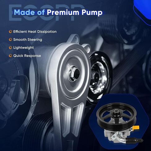 ECCPP Power Steering Pump fit for Nissan Pathfinder 1996 1997 1998 1999 2000 3.3L Replace # 21-5028 Power Assist Pump Assembly in Kuwait