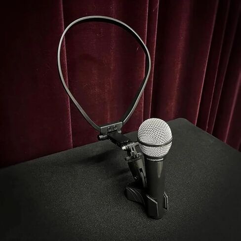 SUMAG Professional Neck Microphone Holder Magic Tricks Adjustable for Professional Magicians Accessories Stage Illusions Gimmicks Props in Saudi Arabia