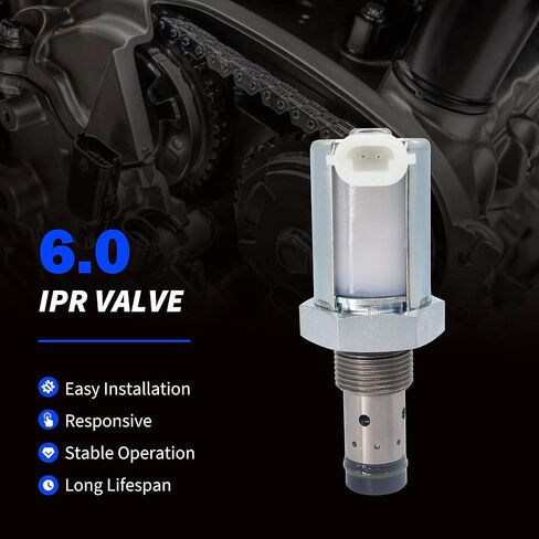 6.0 IPR Valve with Socket 6.0 Powerstroke Injector Pressure Regulator Compatible with 2003 2004 2005 2006 2007 2008 2009 2010 Ford Excursion Super Duty F250 F350 F450 F550 E350 E450 6.0L Diesel in Saudi Arabia