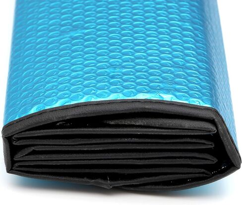 Windshield Sun Shade for Car Blue Thicken 5-Layer UV Reflector Auto Front Window Sunshade Visor Shield Cover and Keep Your Vehicle Cool(57" × 27.5") in Saudi Arabia