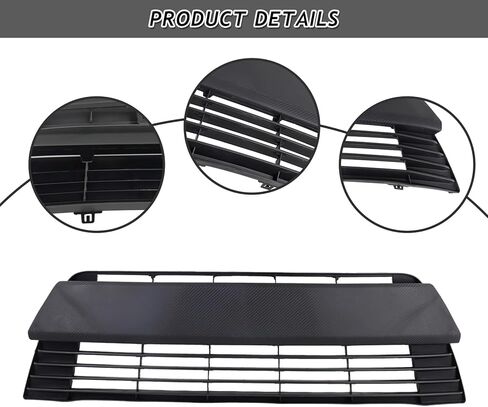 Front Bumper Upper & Lower Grille + Foglights Set + Bumper Support Brackets Fit For 2014 2015 2016 Toyota Corolla LE CE Sedan 4-Door Front Grille Grill Kit in Kuwait