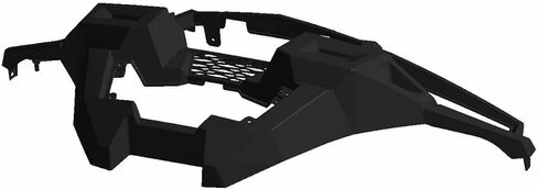 Polaris Front Upper Fascia, for Specific GENERAL 1000, XP 1000, 4 1000, and XP 4 1000 Models, Gloss Black, Genuine OEM - Part 5452177-070 in Saudi Arabia