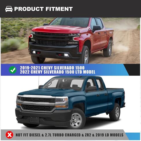 AUTOWIKI Front Hidden Winch Plate for 2019-2025 Chevy Silverado 1500, Winch Mounting Plate Accessories for 19-25 Silverado 1500, Black Hitch Mount Winch Plate (Exclude Diesel, ZR2 & 2019 LD Models) in Saudi Arabia