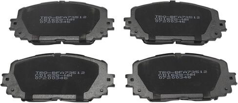 Front and Rear Brake Pad Set Ceramic Hardware Compatible with 2012-2017 Toyota Yaris in Saudi Arabia