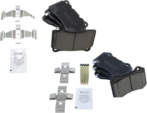 Front and Rear Brake Pad Set Ceramic Compatible with 2004-2007 Cadillac CTS 2006-2009 STS in Saudi Arabia