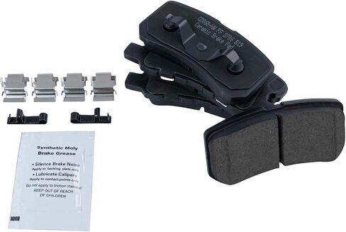 Front and Rear Brake Pad Set Ceramic Hardware Compatible with 2009-2011 2014 Mitsubishi Lancer 2000 Montero in Saudi Arabia