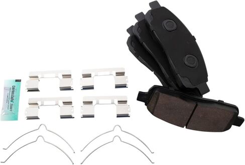Front and Rear Brake Pad Set Ceramic Hardware Compatible with 2009 Ford F-150 in Saudi Arabia