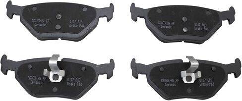 Front and Rear Brake Pad Set Ceramic Hardware Compatible with 1992-1995 BMW 318i 1996-1997 328iS in Saudi Arabia