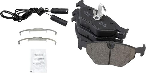 Front and Rear Brake Pad Set Ceramic Hardware Compatible with 1992-1995 BMW 318i 1996-1997 328iS in Saudi Arabia