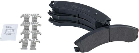 Front and Rear Brake Pad Set Semi Metallic Compatible with 2016-2019 Chevrolet Suburban 3500 HD 2012-2021 Nissan NV1500 NV2500 NV3500 2016-2021 Titan XD in Saudi Arabia
