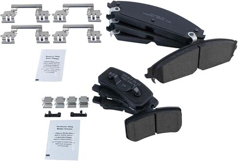 Front and Rear Brake Pad Set Ceramic Compatible with 2013-2014 Chrysler 200 2013-2014 Dodge Avenger 2008-2009 Caliber in Saudi Arabia