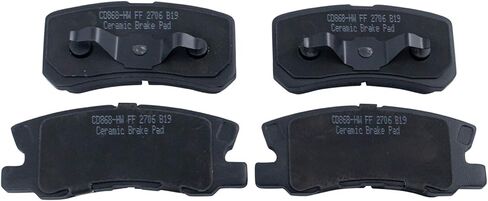 Front and Rear Brake Pad Set Ceramic Compatible with 2013-2014 Chrysler 200 2013-2014 Dodge Avenger 2008-2009 Caliber in Saudi Arabia