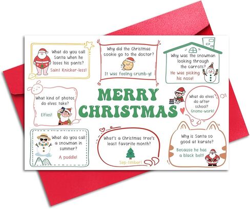 Double-Sided Funny December Birthday Card for Friend Family, Merry Christmas Gift Card for Him Her (I'm Sorry Your December Birthday Is Overshadowed by an Old Man with a Massive Sack) in Saudi Arabia