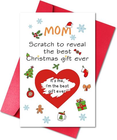 Double-Sided Funny December Birthday Card for Friend Family, Merry Christmas Gift Card for Him Her (I'm Sorry Your December Birthday Is Overshadowed by an Old Man with a Massive Sack) in Saudi Arabia
