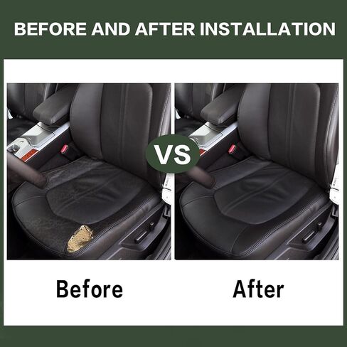 FZJDSD Cashmere Tan Leather Driver Side Bottom Replacement Seat Cover Compatible with Cadillac CTS 2008 2009 2010 2011 2012 2013 in Saudi Arabia
