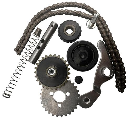 QXDENG Moto CAM Timing Chain Rebuild Kit for Honda Z50 CRF50 C70 CL70 SL70 XL70 CRF70 - High-Quality Timing Chain kit with tensioner and Rails - Durable Steel Construction (84h - Removable to 82h) in Saudi Arabia
