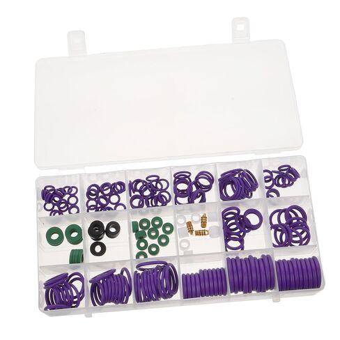 GLEAVI 5sets Automotive Air Conditioning Rubber Sealing Gasket Kit Assorted for Vehicle Maintenance and Repair Compressor Parts in Saudi Arabia