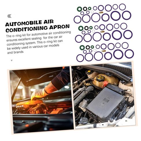 Unomor 4sets Automotive Air Conditioning Rubber Gasket Kit Assorted for Car Repair Seal for Vehicle Systems Includes Necessary Parts in Saudi Arabia