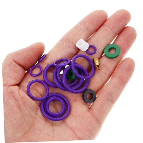Unomor 4sets Automotive Air Conditioning Rubber Gasket Kit Assorted for Car Repair Seal for Vehicle Systems Includes Necessary Parts in Saudi Arabia