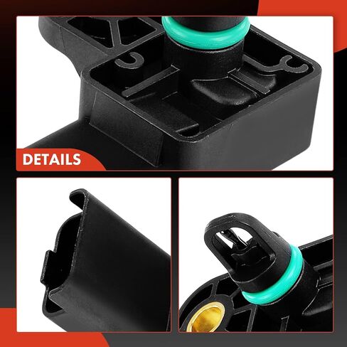 A-Premium Manifold Pressure (MAP) Sensor [4 Pins] Compatible with Peugeot 3008 5008 2009-2017, 208 301 2012-2023, 308 108 2008 & Partner Citroen C3 2017-2023, C4 C1 2014-2023, DS3 C-Elysee in Saudi Arabia