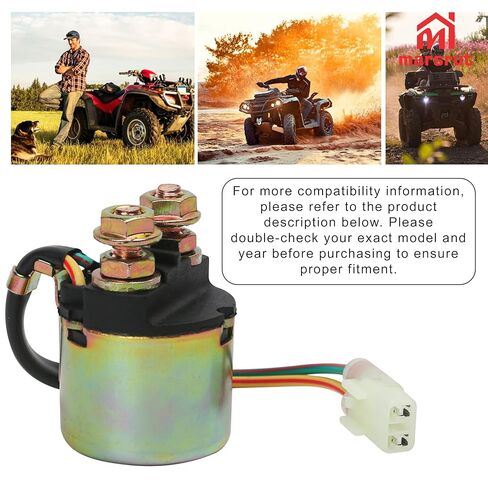 Starter Solenoid Relay Replacement Compatible with Honda Rancher 420 TRX420, for Rancher 350 TRX 350, for Foreman 400 450 500, for Rubicon 500 2012-2019, for Pioneer 500 2015-2021 in Saudi Arabia