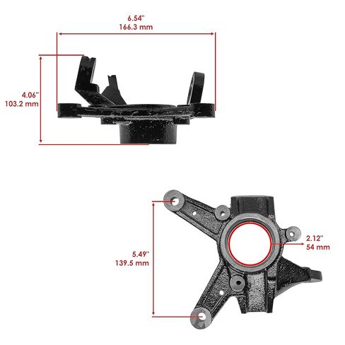 Caltric Knuckle Bearing Kit Compatible with Honda Foreman Rubicon 500 TRX500FGA 4x4 GPScape 2005-2008 / Foreman 500 TRX500FE 4x4 ES 2005-2011 / Foreman Rubicon 500 TRX500FA 4x4 2005-2014 in Saudi Arabia