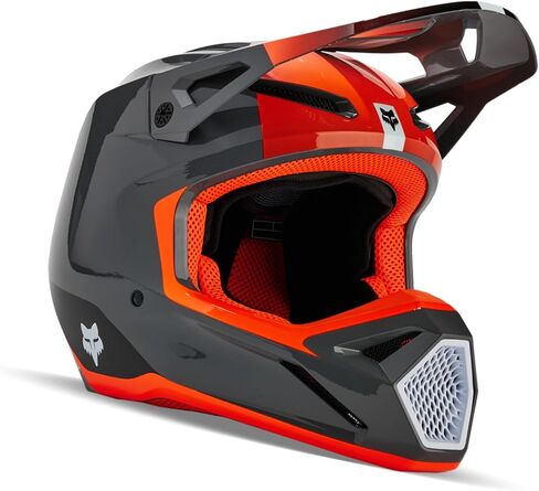 Fox Racing Unisex V1 Motocross Dirt Bike Helmet, Grey, X-Small in Saudi Arabia