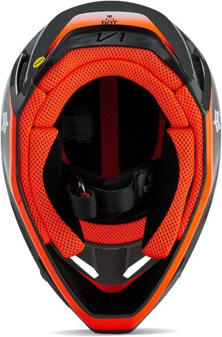 Fox Racing Unisex V1 Motocross Dirt Bike Helmet, Grey, X-Small in Saudi Arabia