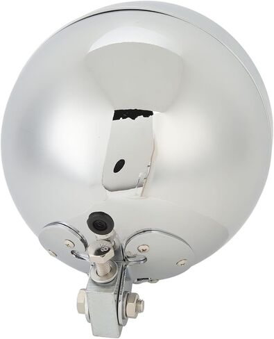 Round Headlight Housing 67789 91, Chrome Head Lamp Bulb Bucket Shell for Motorcycle, 7 Inch Headlight with Aluminum Alloy Construction, Universal Fit for Sealed Beams H4 Halogen LE in Saudi Arabia