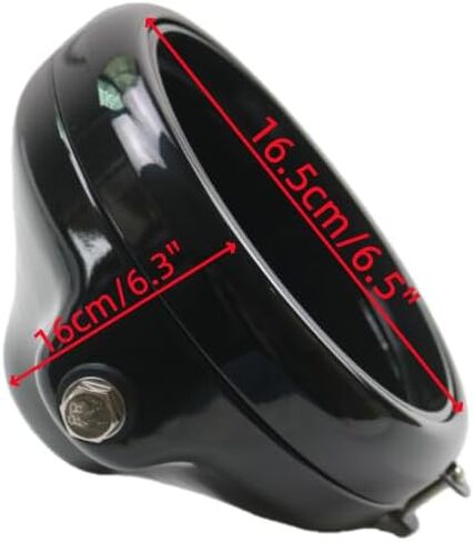 Universal 5.75Inch Motorcycle Outside Shell LED Headlight HeadLamp Housing Cover in Saudi Arabia