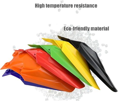 Motorcycle Parts KLX110 Plastic Rear Fender Tail Mudguard Protector Mud Guard Compatible with KLX 110 KX65 Pit Dirt Bike (Color : Green, Size : 1) in Saudi Arabia