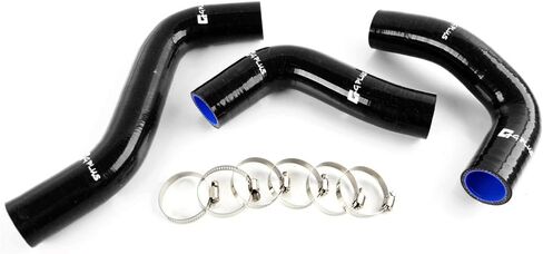 G-PLUS Silicone Radiator Hose Kit w/Clamps Compatible with Mazda MX5 MX-5 Miata 1.8L 1994-1997 (Blue 9 PCS) in Saudi Arabia