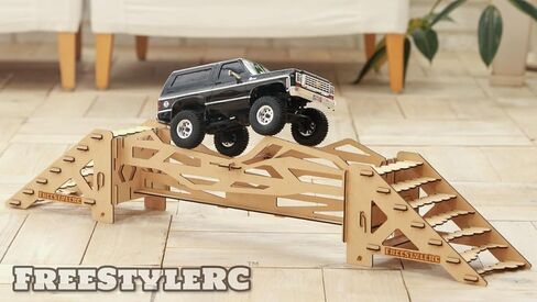 FreeStyleRC FS-003,Beams＆Stairs Obstacle,1/18 1/24 RC Crawler,Wooden kit That Requires Assembly in Saudi Arabia
